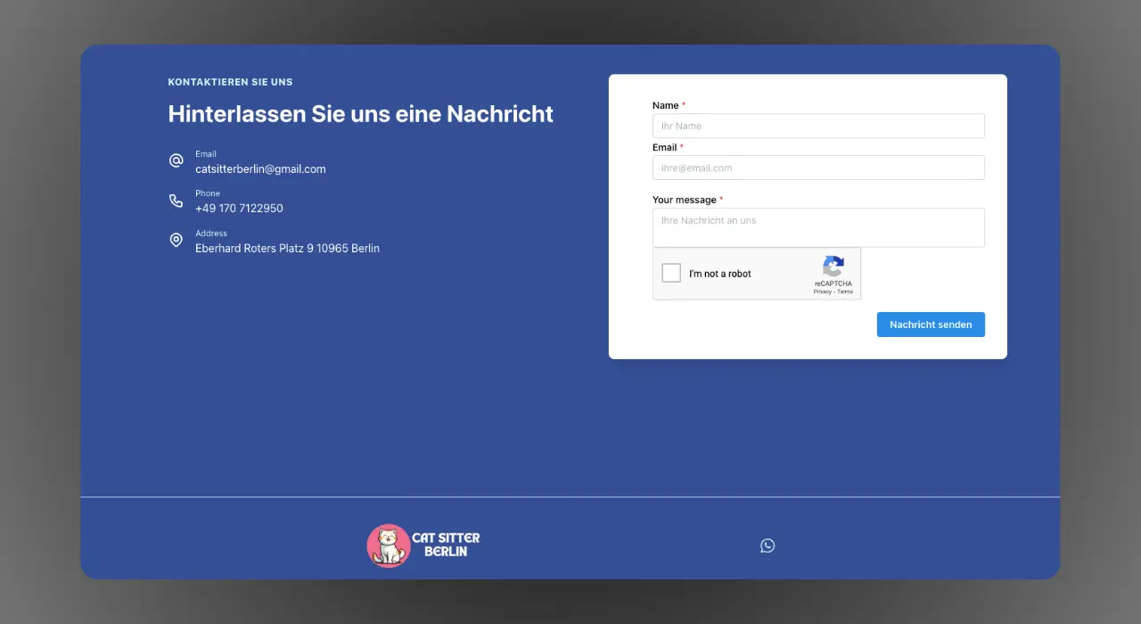 catsitterberlin.com website design